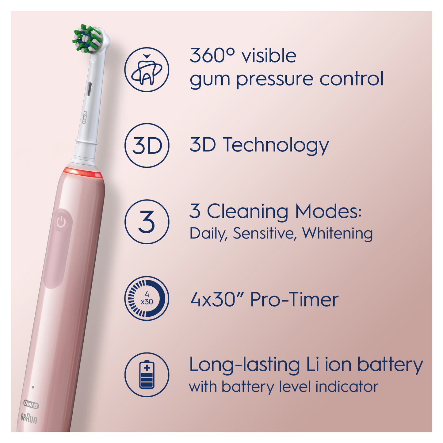 Oral-B Pro Series 3 Electric Toothbrush - Black