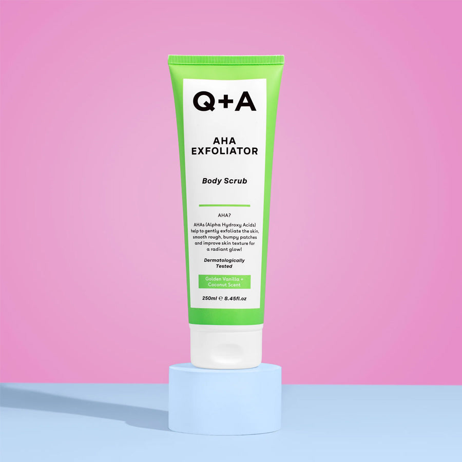 Q+A AHA Exfoliator Body Scrub 250ml