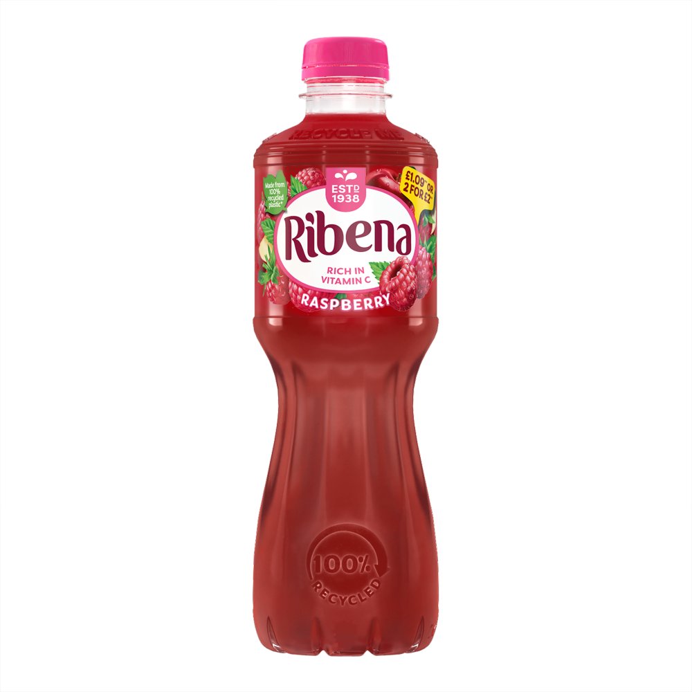 Ribena Raspberry PMP 500ml (Case of 12)