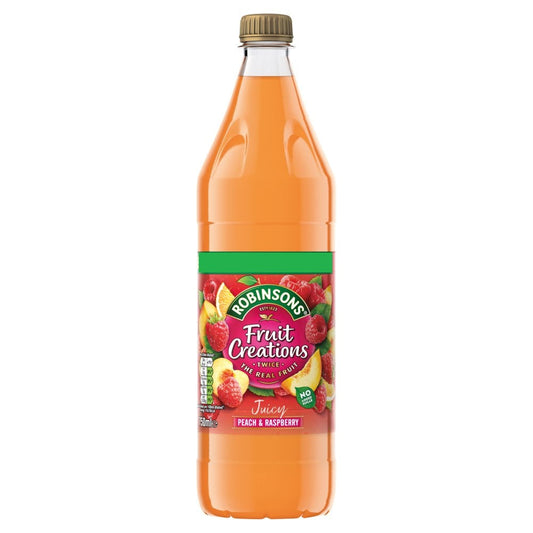Robinsons Fruit Creations Peach & Raspberry Squash 750ml
