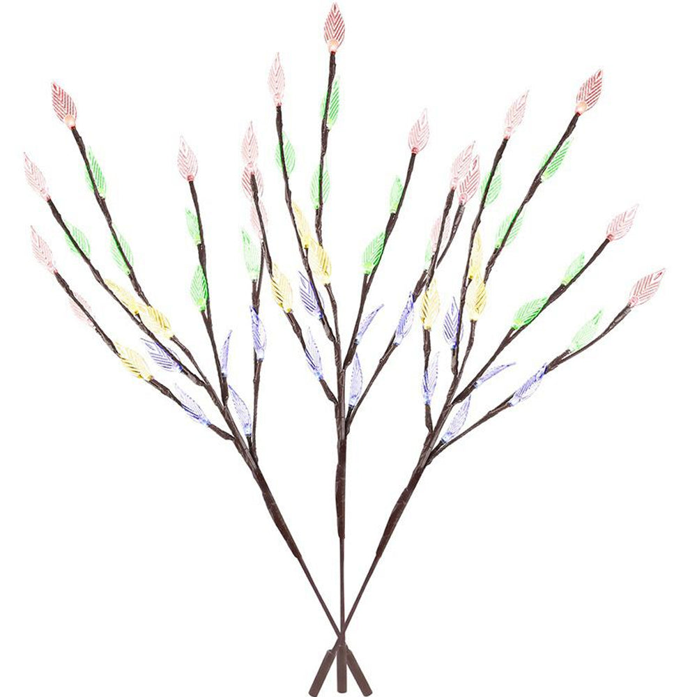 3Pcs 60 LED Garden Tree Branch Leaf