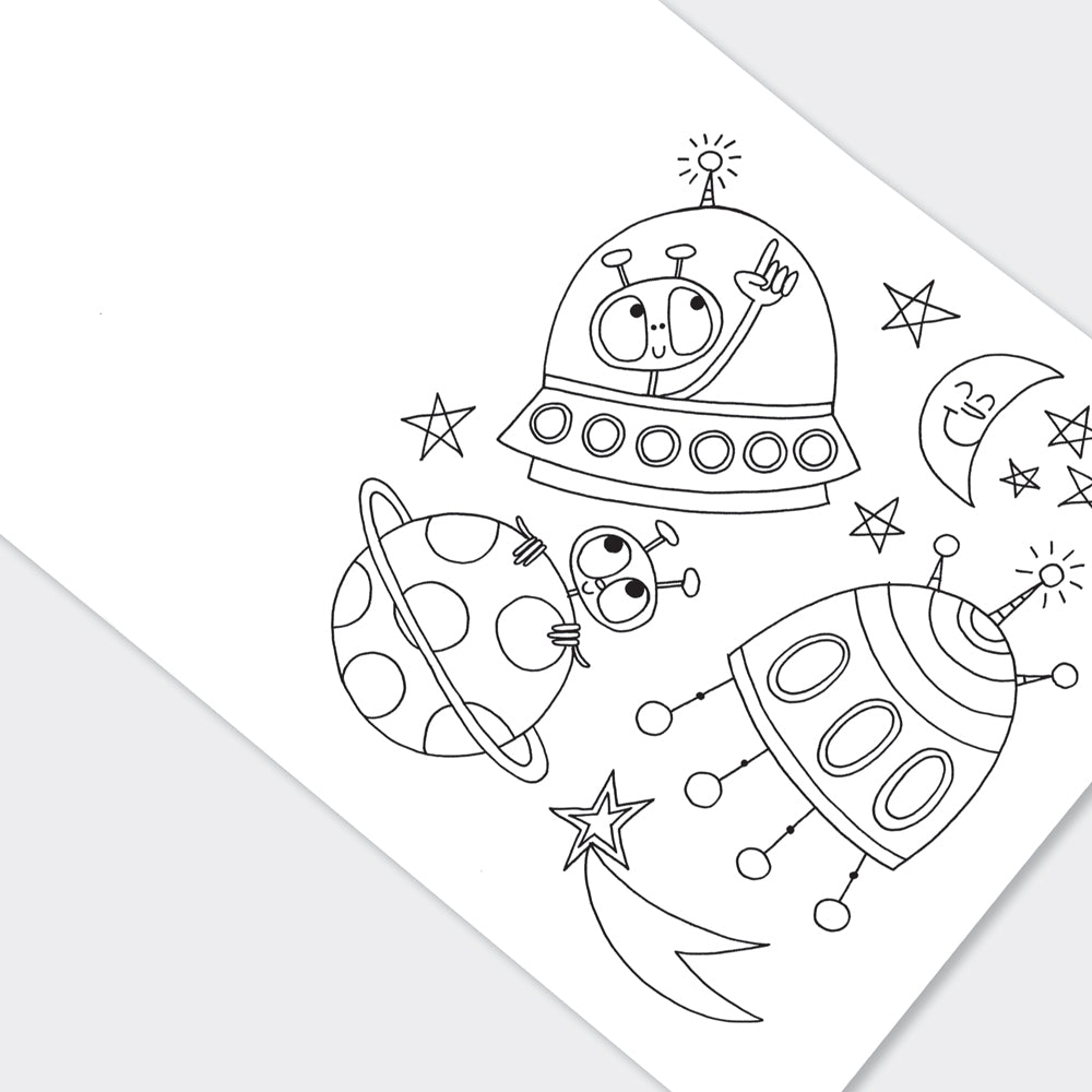 Colouring Book - To the Moon