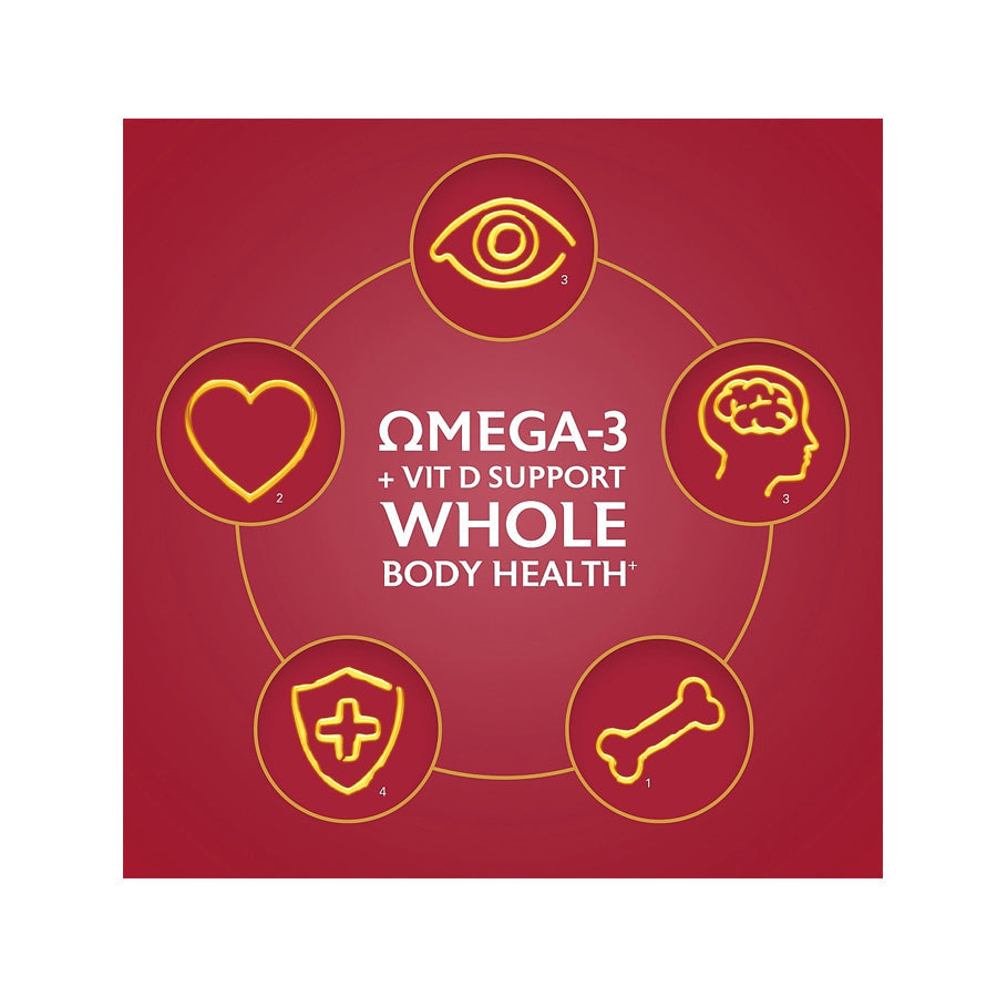 Seven Seas Omega 3 & Magnesium Fish Oil with Vitamin D (30 Pack)