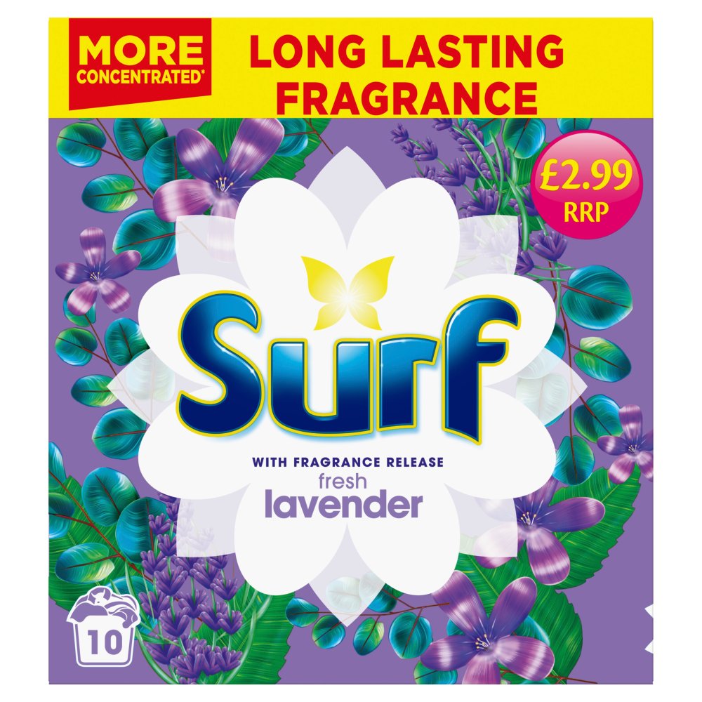 Surf Lavender Washing Powder 10 Washes (Case of 7)