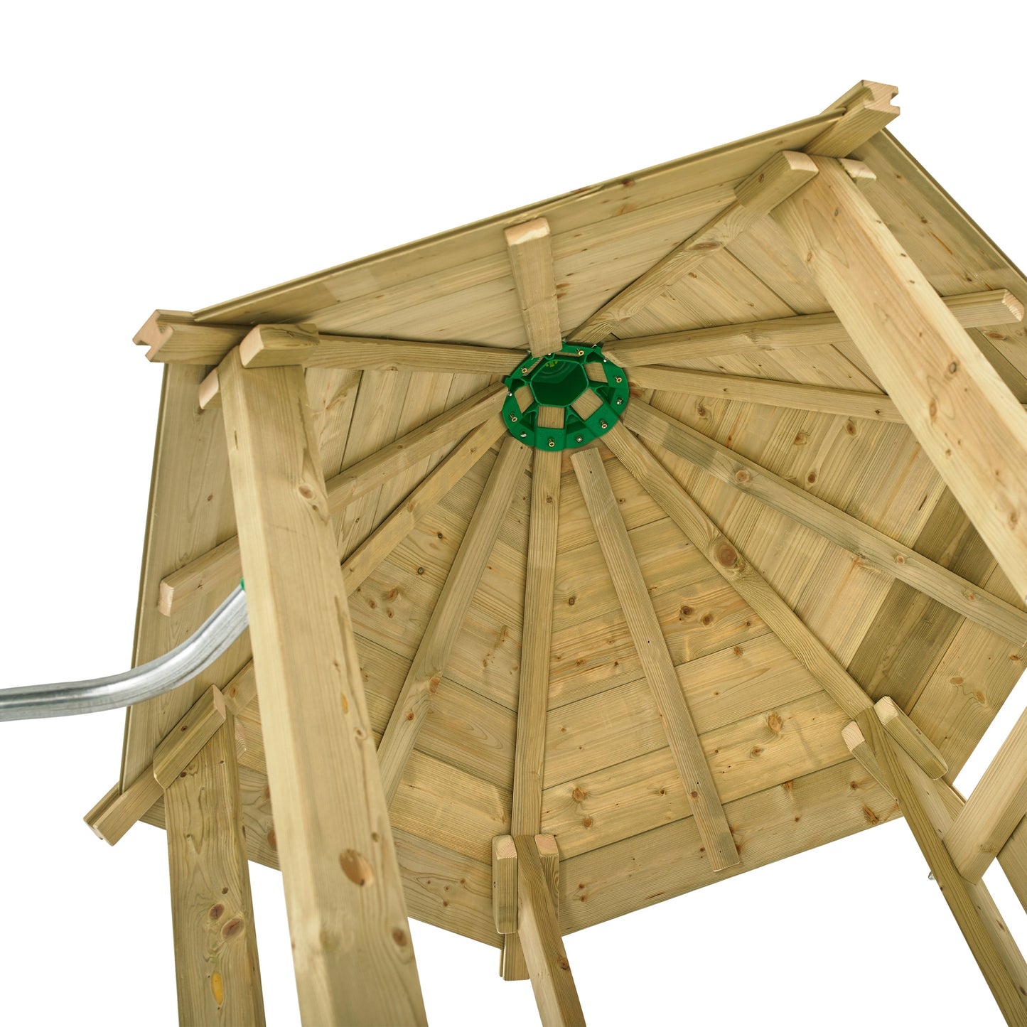 TP Castlewood Ludlow Wooden Climbing Frame with Single Swing Set & Slide - FSC<sup>&reg;</sup> certified