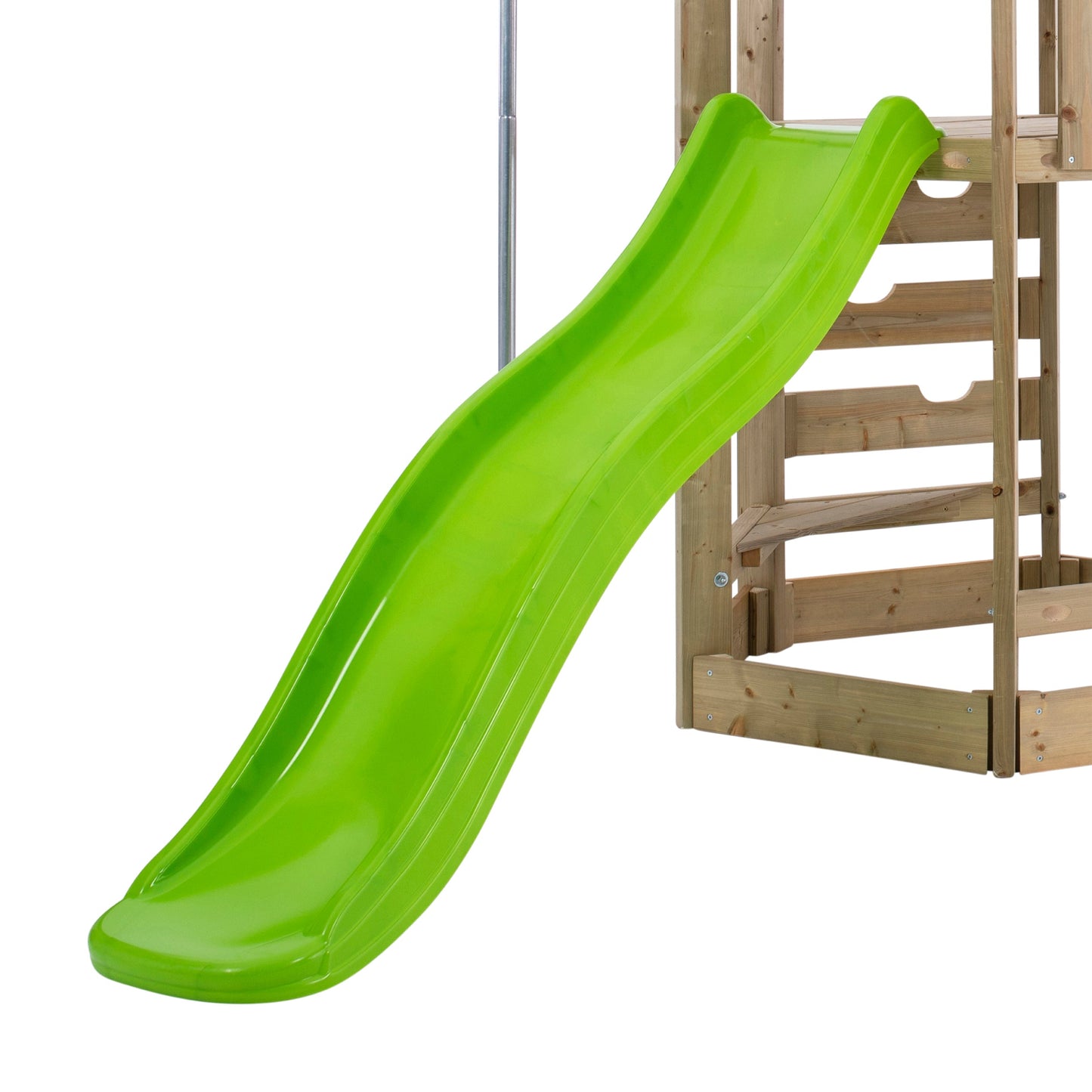 TP Castlewood Ludlow Wooden Climbing Frame with Single Swing Set & Slide - FSC<sup>&reg;</sup> certified