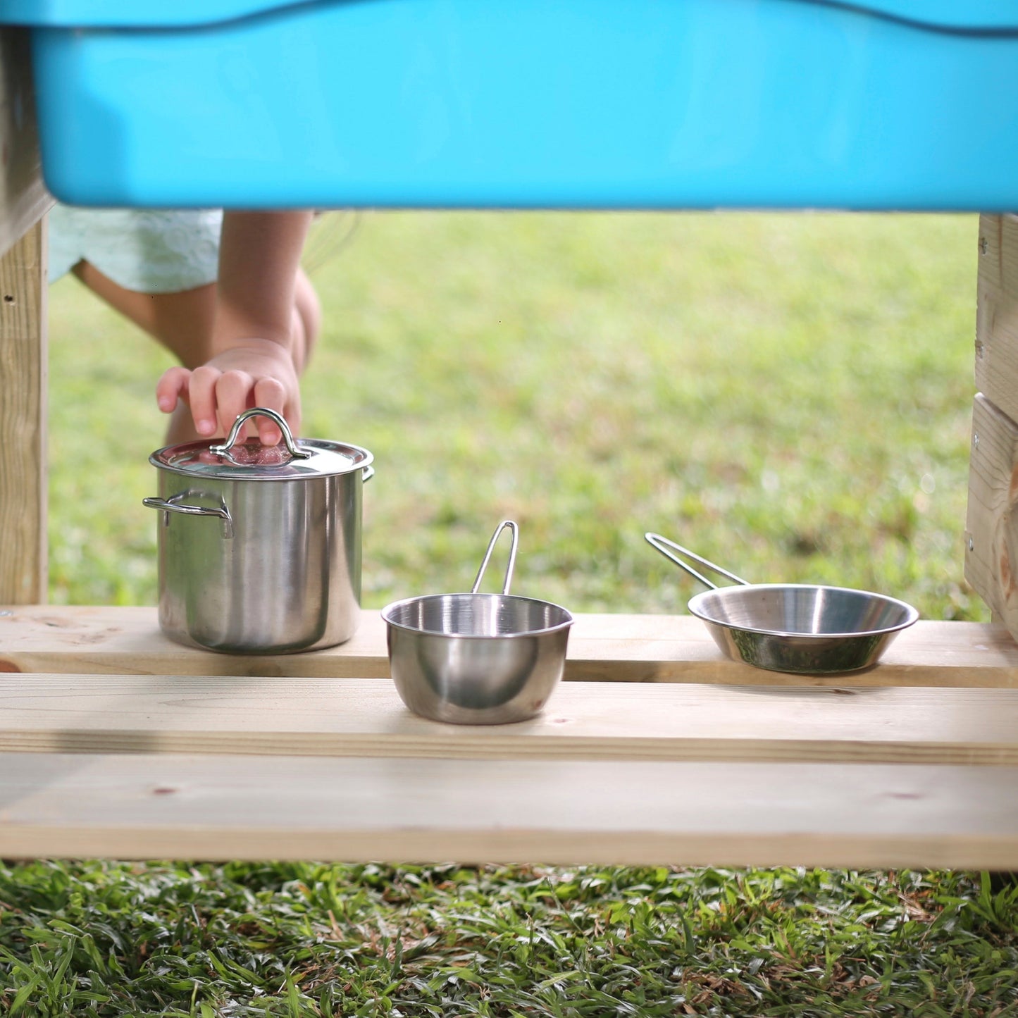TP Junior Chef Wooden Mud Kitchen with Working Tap & Sink - FSC<sup>&reg;</sup> certified