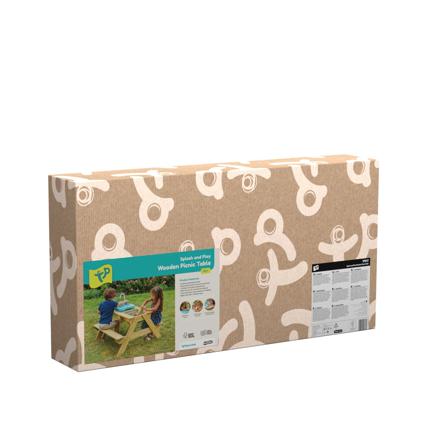 TP Splash & Play Wooden Picnic Table
