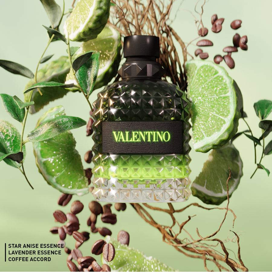 Born In Roma Green Stravaganza Uomo Eau De Toilette For Him 50ml