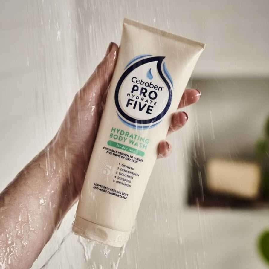 Cetraben Pro Hydrate Five Hydrating Body Wash for Dry Skin 250ml
