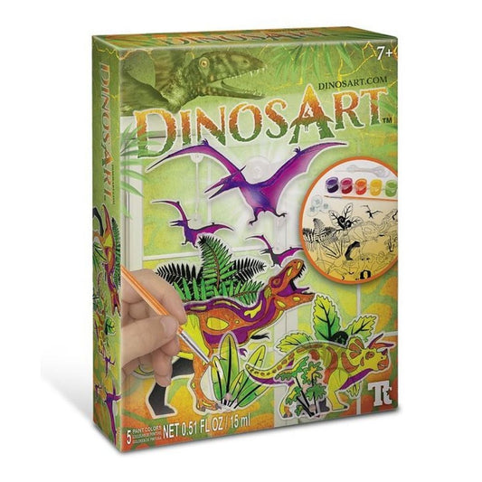 Dinosart Make a Dinosaur Suncatcher Craft Kit