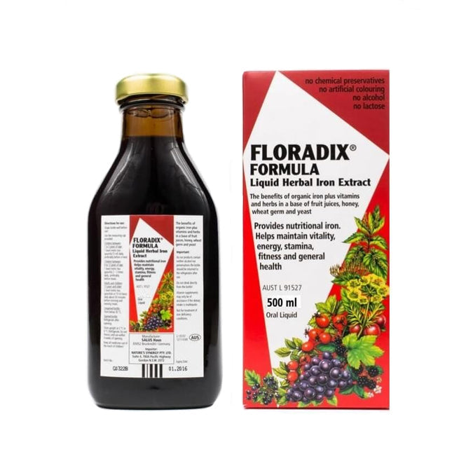 Floradix Liquid Iron & Vitamin Formula 500ml