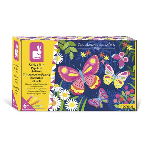 Sand Art Craft Set - Fluorescent Butterflies