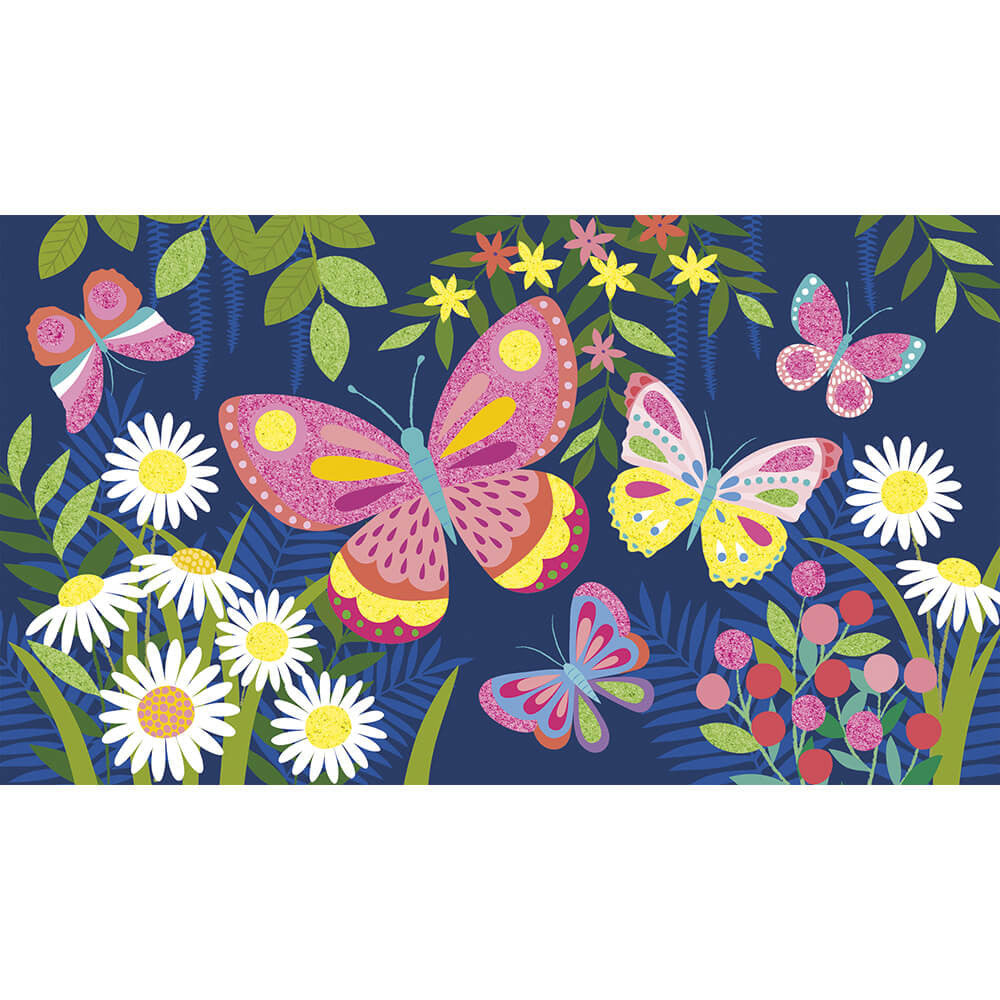 Sand Art Craft Set - Fluorescent Butterflies