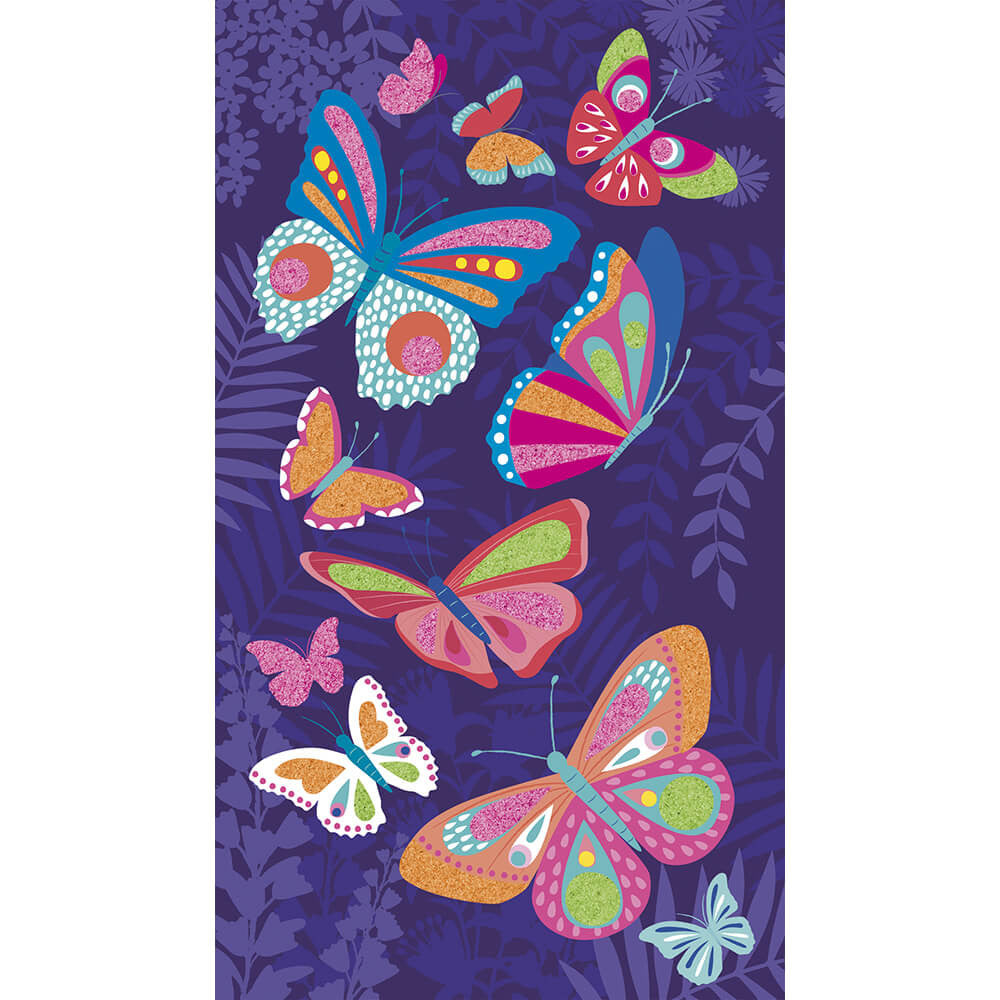 Sand Art Craft Set - Fluorescent Butterflies