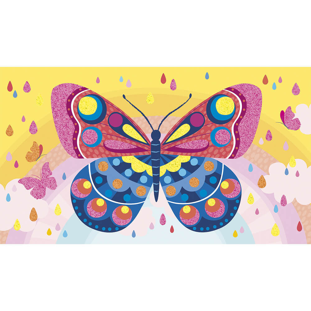 Sand Art Craft Set - Fluorescent Butterflies