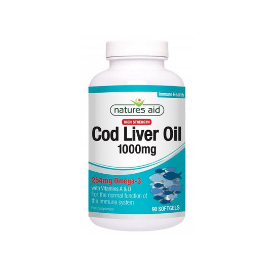 Natures Aid Cod Liver Oil 1000mg (90 Softgels)