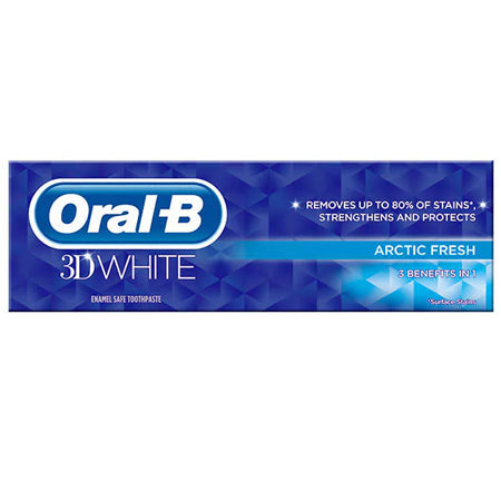 Oral-B 3D White Arctic Fresh Toothpaste 75ml
