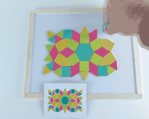 Magnetic Activity Box: Patterns - creative travel set
