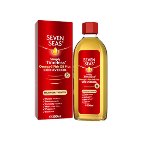 Seven Seas Cod Liver Oil Maximum Strength 300ml