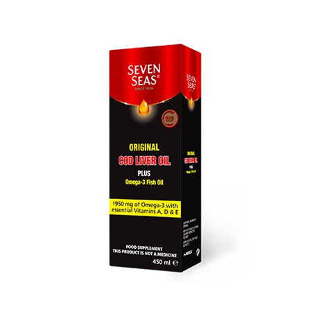 Seven Seas Original Pure Cod Liver Oil 450ml